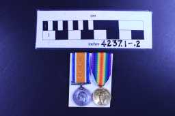 British War Medal (1914-20) - 32276 PTE. W.H. WILSON. DURH.L