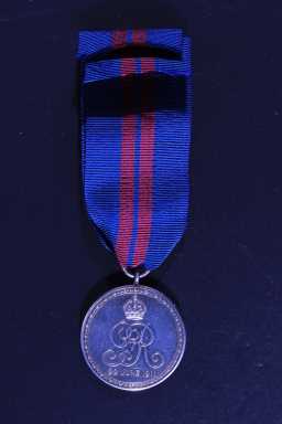 Coronation Medal (1911) - MAJOR A. HENDERSON. 9TH D.L.I.