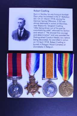 Distinguished Conduct Medal - 300173 SJT: R. CASTLING. 2nd D