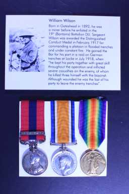 British War Medal (1914-20) - 19-833 SJT. W. WILSON. DURH.L.