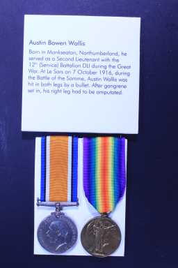 Victory Medal (1914-18) - 2 LIEUT. A.B. WALLIS