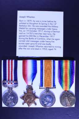 1914-15 Star - 24464 PTE. J. WHARTON. DURH:L.