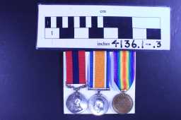 British War Medal (1914-20) - 8-3520 SJT. A. BECKWITH. DURH.