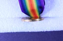 Victory Medal (1914-18) - 24817 PTE. R.W. HUNT. DURH.L.I