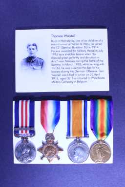 British War Medal (1914-20) - 14823  PTE. T. WAISTELL. DURH: