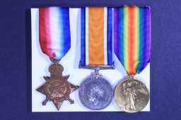 1914-15 Star - 20395 PTE W. HARRINGTON. DLI