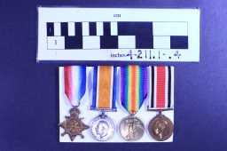 British War Medal (1914-20) - 18-876 PTE. J.K. TURNBULL. DUR