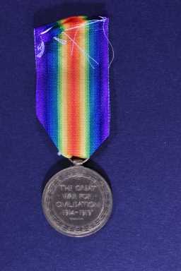 Victory Medal (1914-18) - 18-876 PTE. J.K. TURNBULL. DUR
