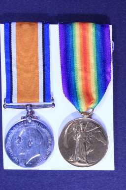 British War Medal (1914-20) - 22-407 PTE. W. GLENDINNING. DU