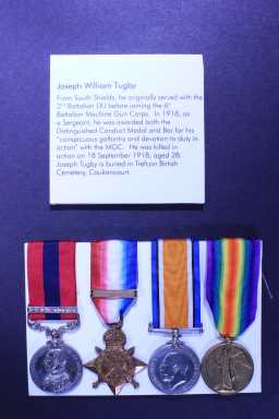 1914 Star & Bar - 10721 PTE J.W. TUGBY. 