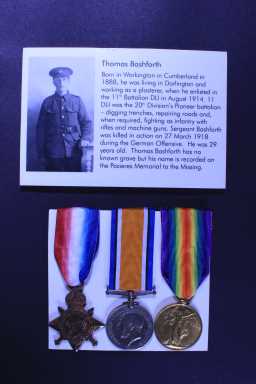 1914-15 Star - 14956 CPL T. BASHFORTH. DURH:L