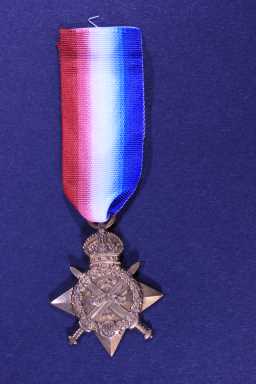 1914 Star & Bar - NO.11284 CPL. J.R. DYER.2 DLI