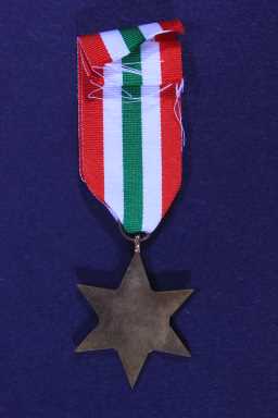 Italy Star (1943-45) - LT.COLONEL C.D. BOWDERY (UNNAM