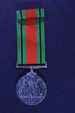 Defence Medal (1939-45) - (4447125 PTE) J.B. MCROY (UNNA