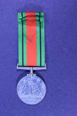 Defence Medal (1939-45) - 4457717 PTE W J ROBERTS DURH L