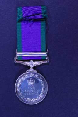 Campaign Service Medal (1962-2003) - LT. J.D.C. HALL. DLI.