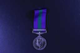 General Service Medal (1918-62) - 4452582 SGT. C. BLACKBOURNE. K