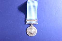 United Nations Medal - Korea - 4450439 W.O. CL. 2. B. SCOTT 