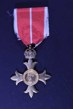 Order Of The British Empire - LT.COL. K.M.W. LEATHER OBE,MC 