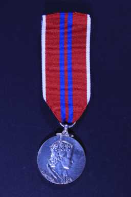 Coronation Medal (1953) - LT.COL. K.M.W. LEATHER OBE,MC 