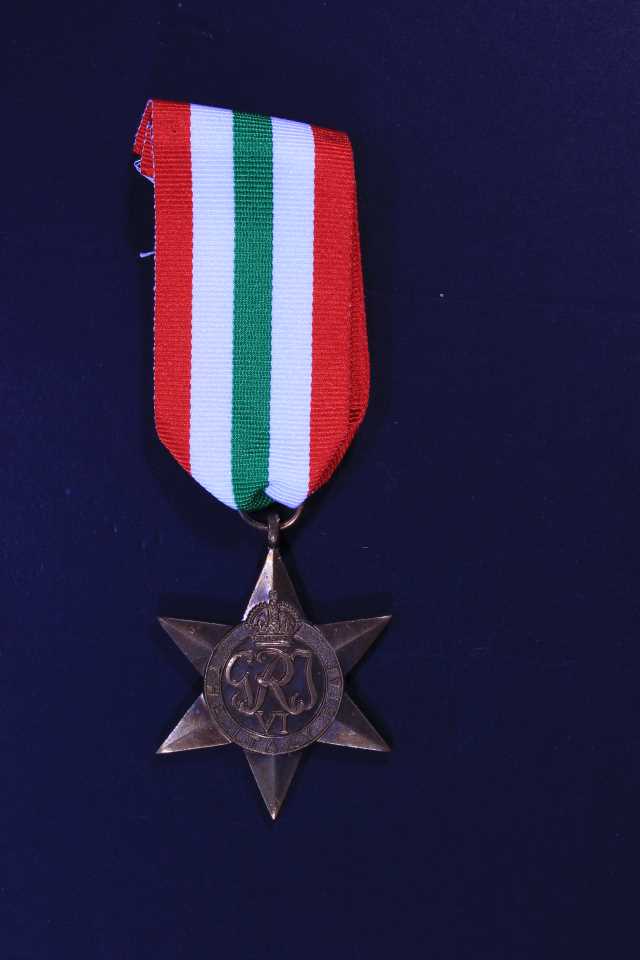 Italy Star (1943-45) - MAJOR G. FLANNIGAN (UNNAMED)