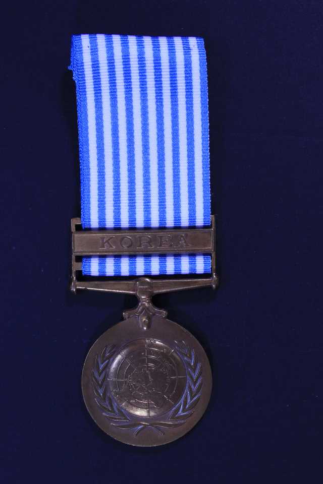 United Nations Medal - Korea - MAJOR G. FLANNIGAN (UNNAMED)