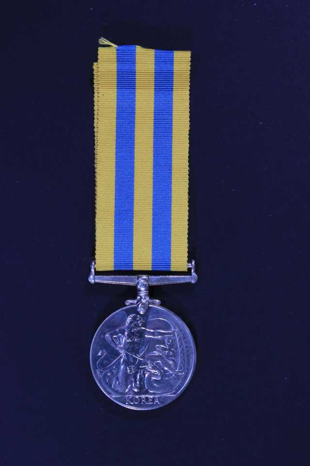 Korea Medal (1950-53) - MAJOR. R.G. ATKINSON. M.C. D.L