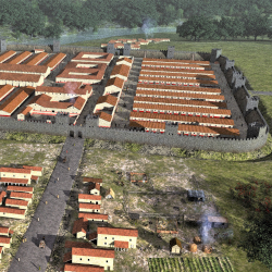 Binchester Roman fort, circa AD 180