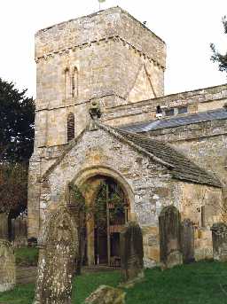 St Andrew's Church, Hartburn. Photo Northumberland County Council, 1990.