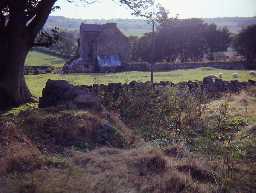 Site of Stanton Chapel with Stanton Tower behind.
Photo by Harry Rowland.