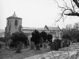 St Mary's Church, Morpeth. Photo Northumberland County Council, 1980.