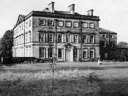 Blagdon Hall, Stannington. Photo Northumberland County Council, 1956.