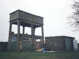 Water tower and ablutions block, Robert's Battery. Photo Northumberland County Council.