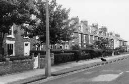 Nos 5 to 10 Bath Terrace, Blyth. Photo by Northumberland County Council, 1968.