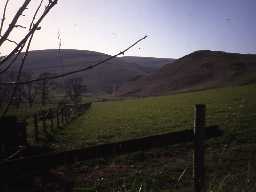 Landscape around Alwinton. Photo by Northumberland County Council, 1992.