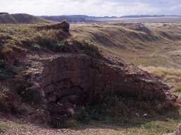 Cocklaw Dunes lime kiln, Ancroft. Photo by Glasgow University.