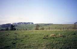 A view across fields to Housesteads. Photo by Northumberland County Council.