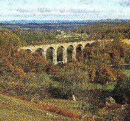 View across Lambley Viaduct. Photo by Northumberland County Council.