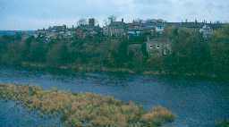 View of Corbridge from the south across the River Tyne. Photo by Northumberland County Council.