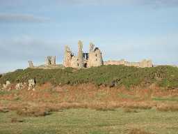 Dunstanburgh Castle. 
Photo by Andy Brown, 2003.