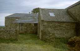 Gingang and barns at High Staward, Haydon.