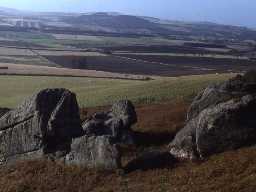 View over Ford parish.
Photograph by Harry Rowland, 1980.