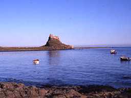 Lindisfarne Castle, Holy Island. Photo by Northumberland County Council, 1993.