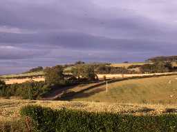 View from Shilbottle. Photo by Glasgow University, 1992.