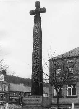 Rothbury Cross. Photo Northumberland County Council, 1971.
