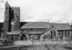 Church of All Saints, Rothbury. Photo Northumberland County Council, 1958.