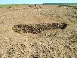 Excavations at Wooperton in 2004. 
Photo by Northumberland County Council.