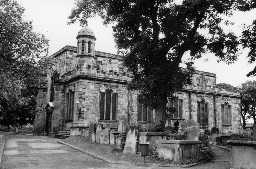 Church of the Holy Trinity, Berwick. Photo by Northumberland County Council, 1972.