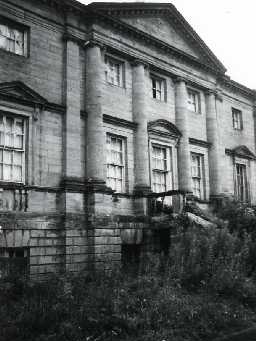 Belford Hall before restoration. Photo by Northumberland County Council.