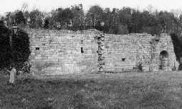 Brainshaugh Priory, Acklington. Photo Northumberland County Council, 1971.